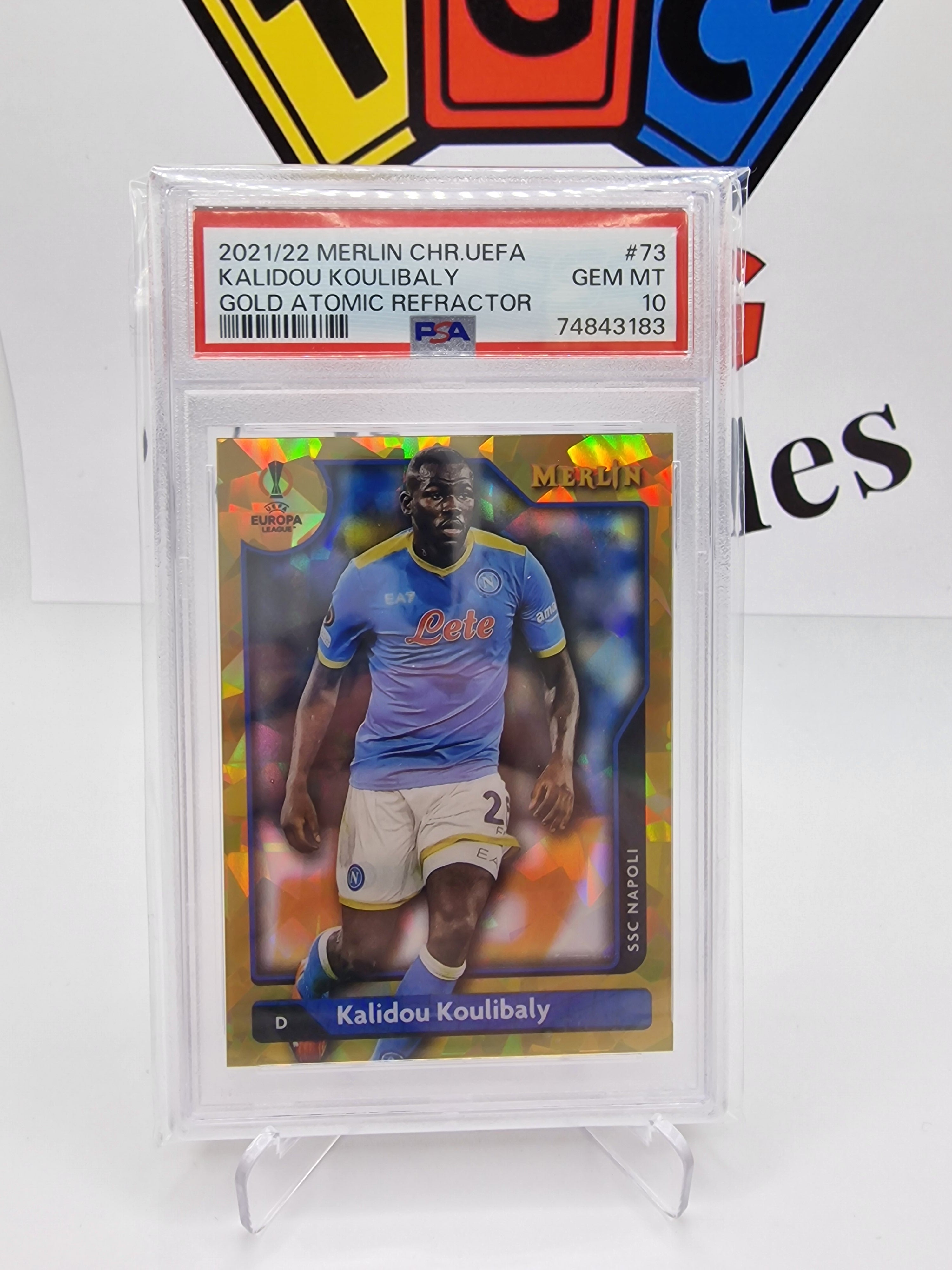 Topps Koulibaly Numbered 01/50 Psa 10