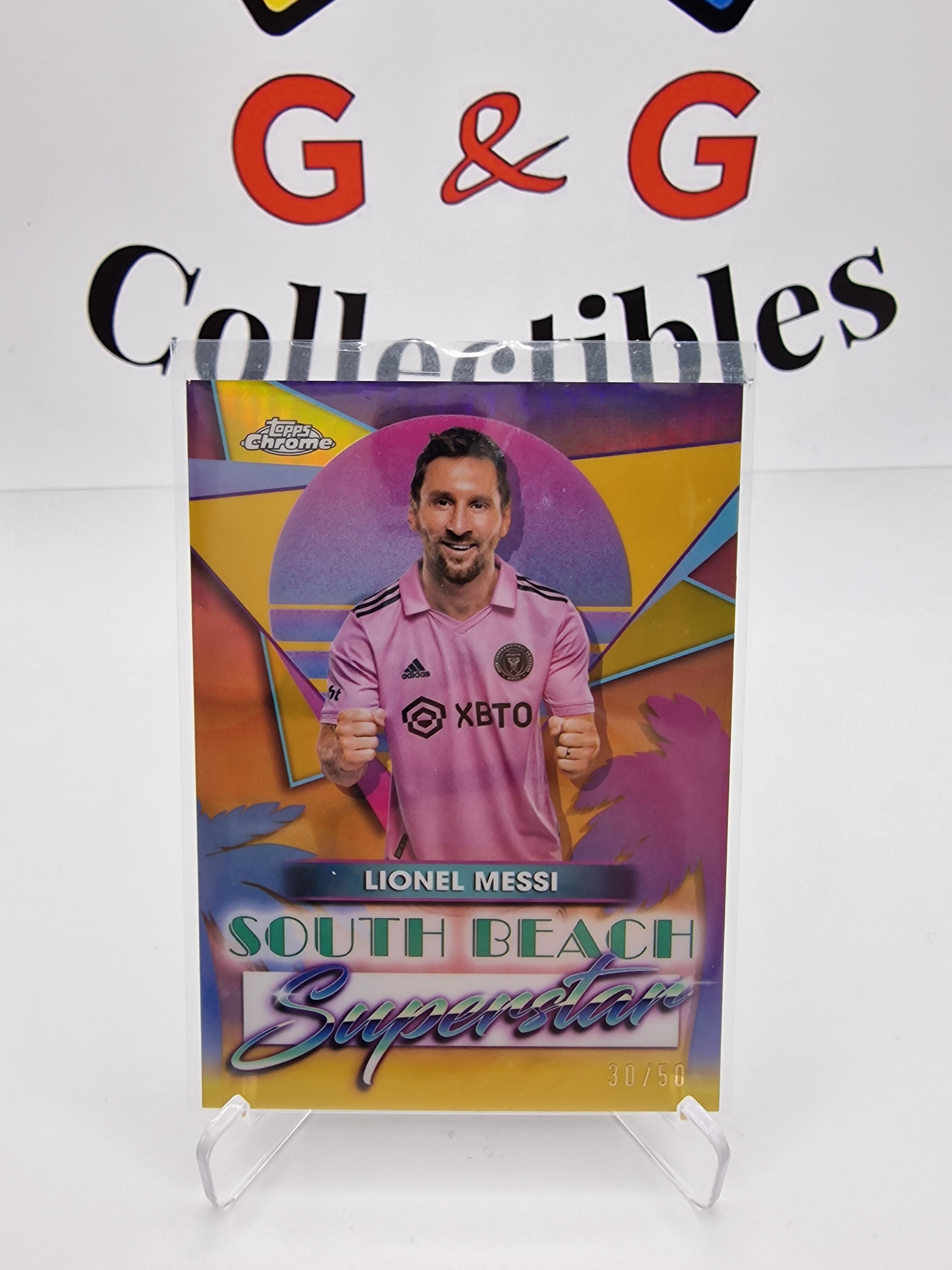 Topps Lionel Messi numbered 30/50