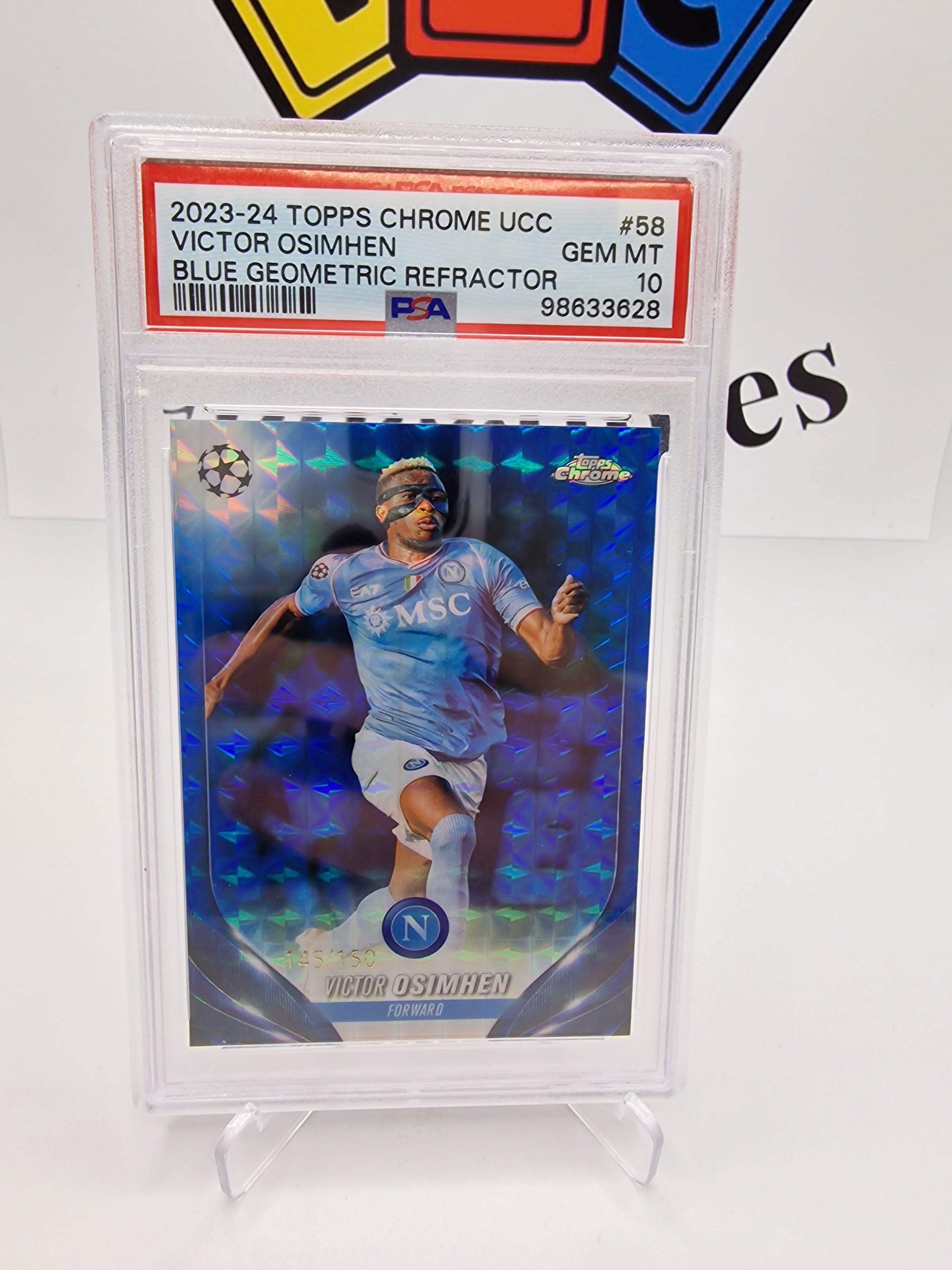 Topps Victor Osimhen numbered 145/150 Psa 10