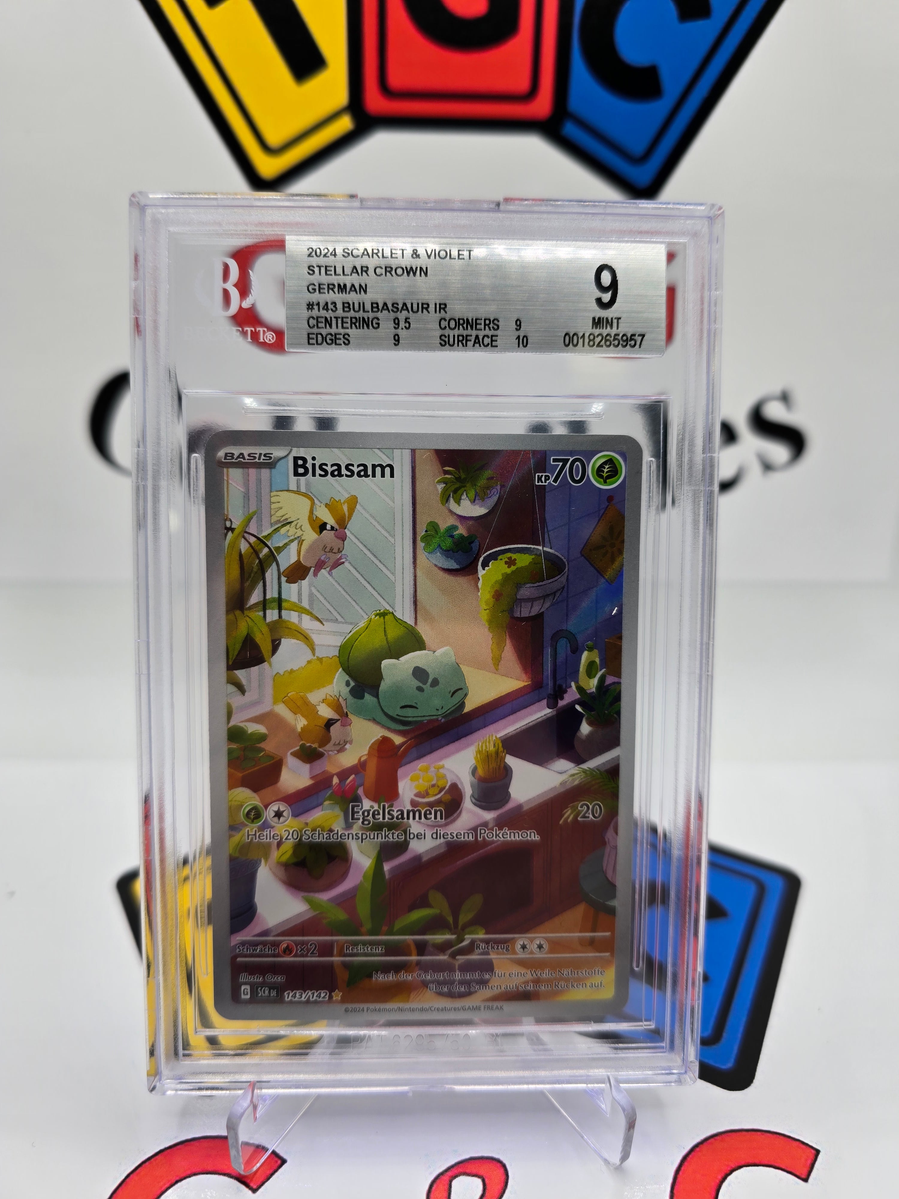 Pokémon Bulbasaur IR BGS 9