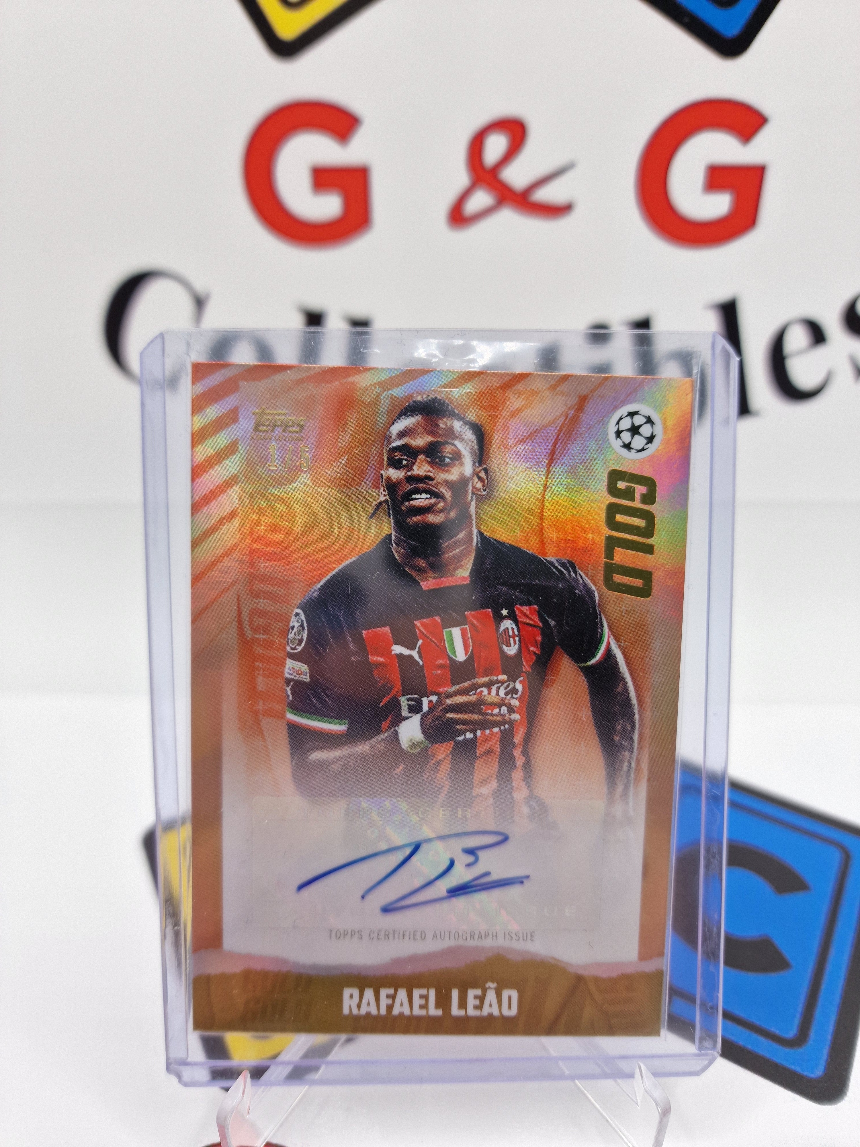 Topps Rafael Leao numbered 1/5 with autograph