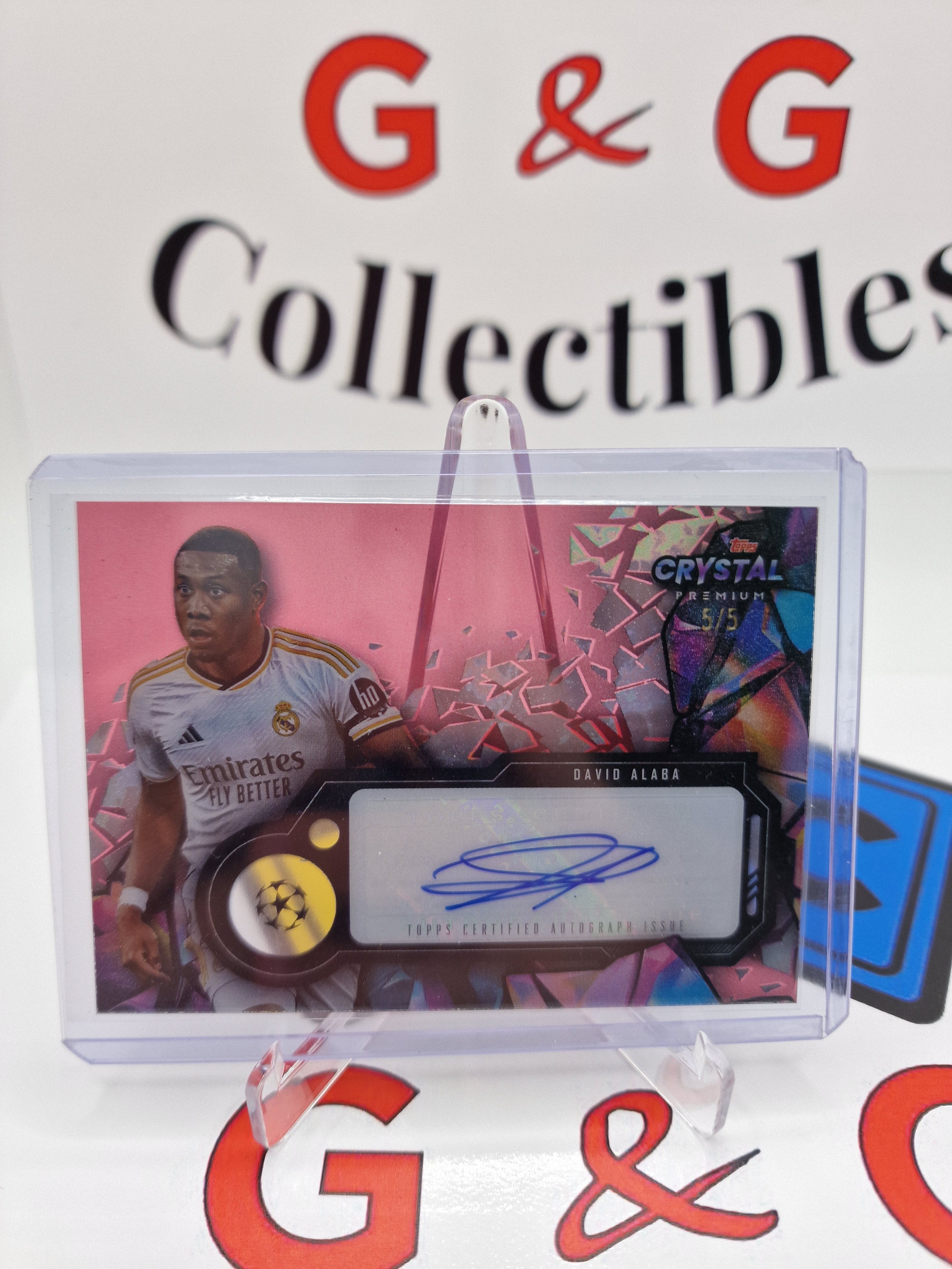 Topps David Alaba numbered 5/5 with autograph