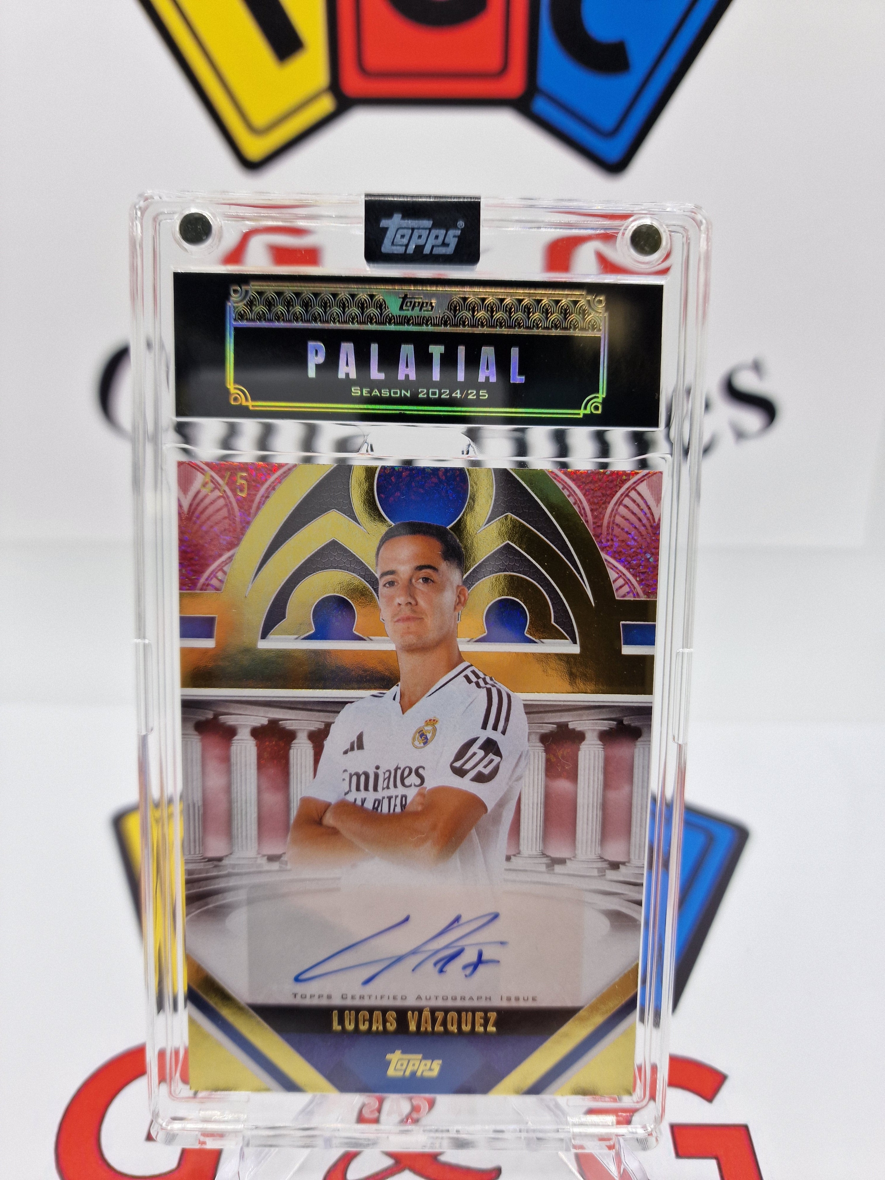 Topps Lucas Vazquez numbered 4/5 with autograph