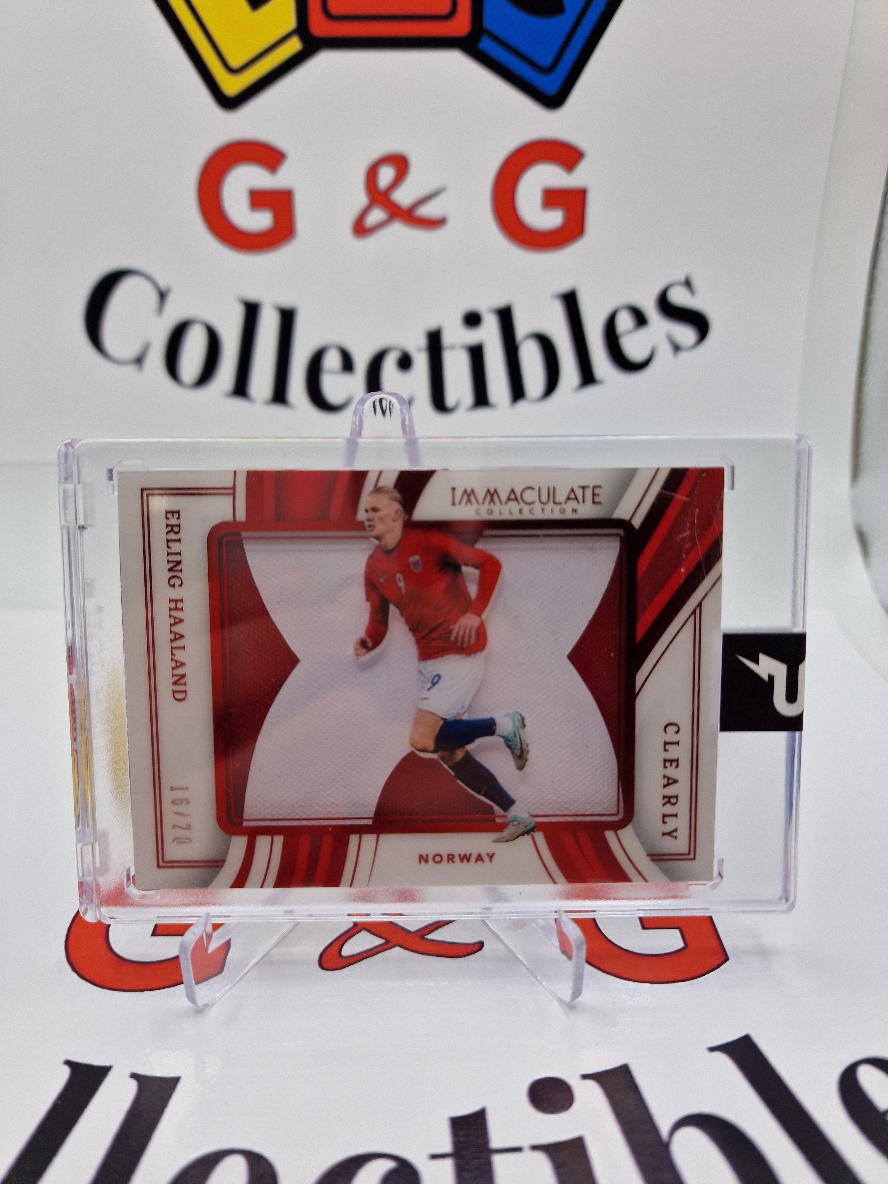 Panini Erling Haaland numbered 16/20 with relict