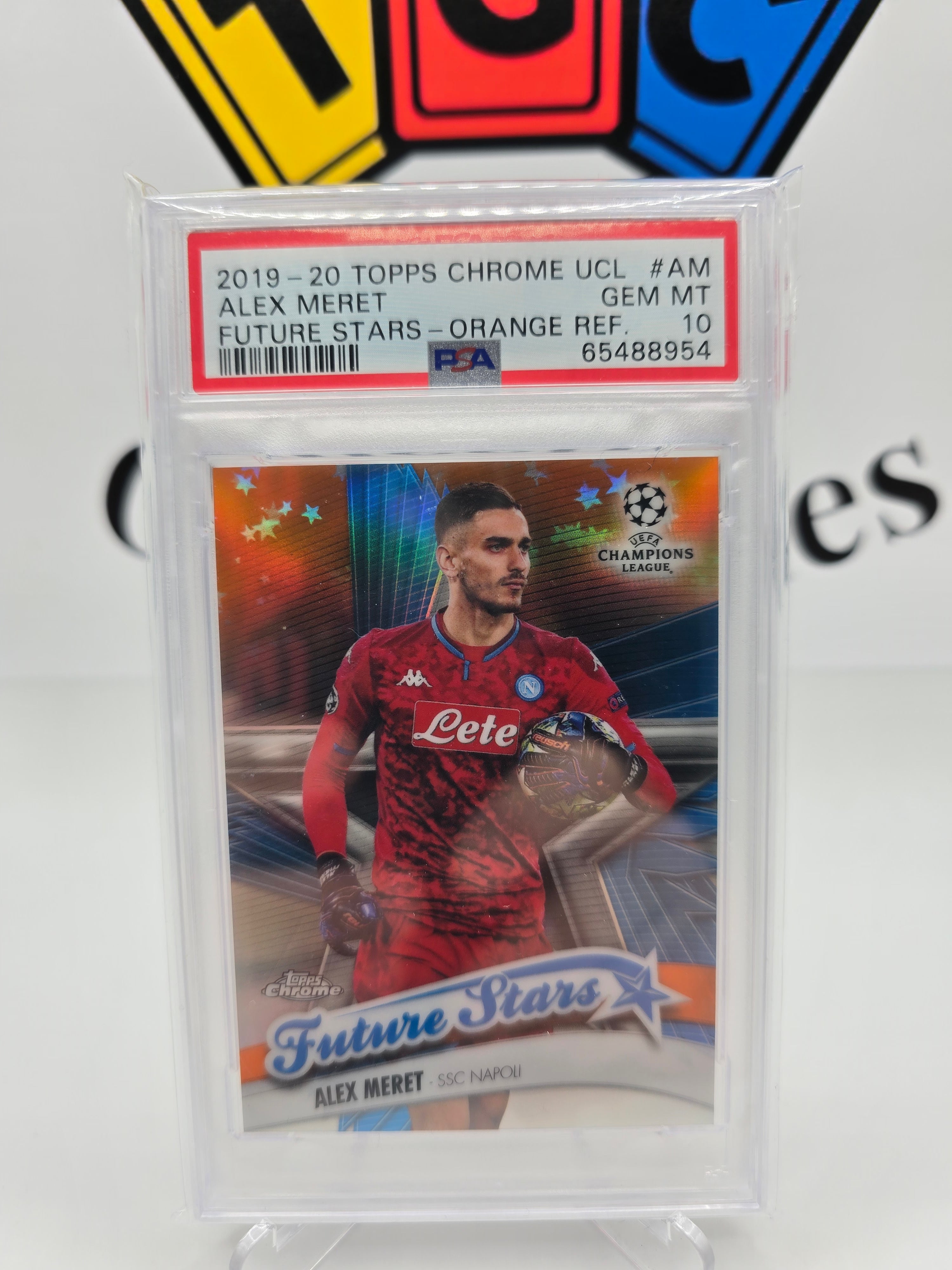 Topps Alex Meret numbered 23/25 Psa 10