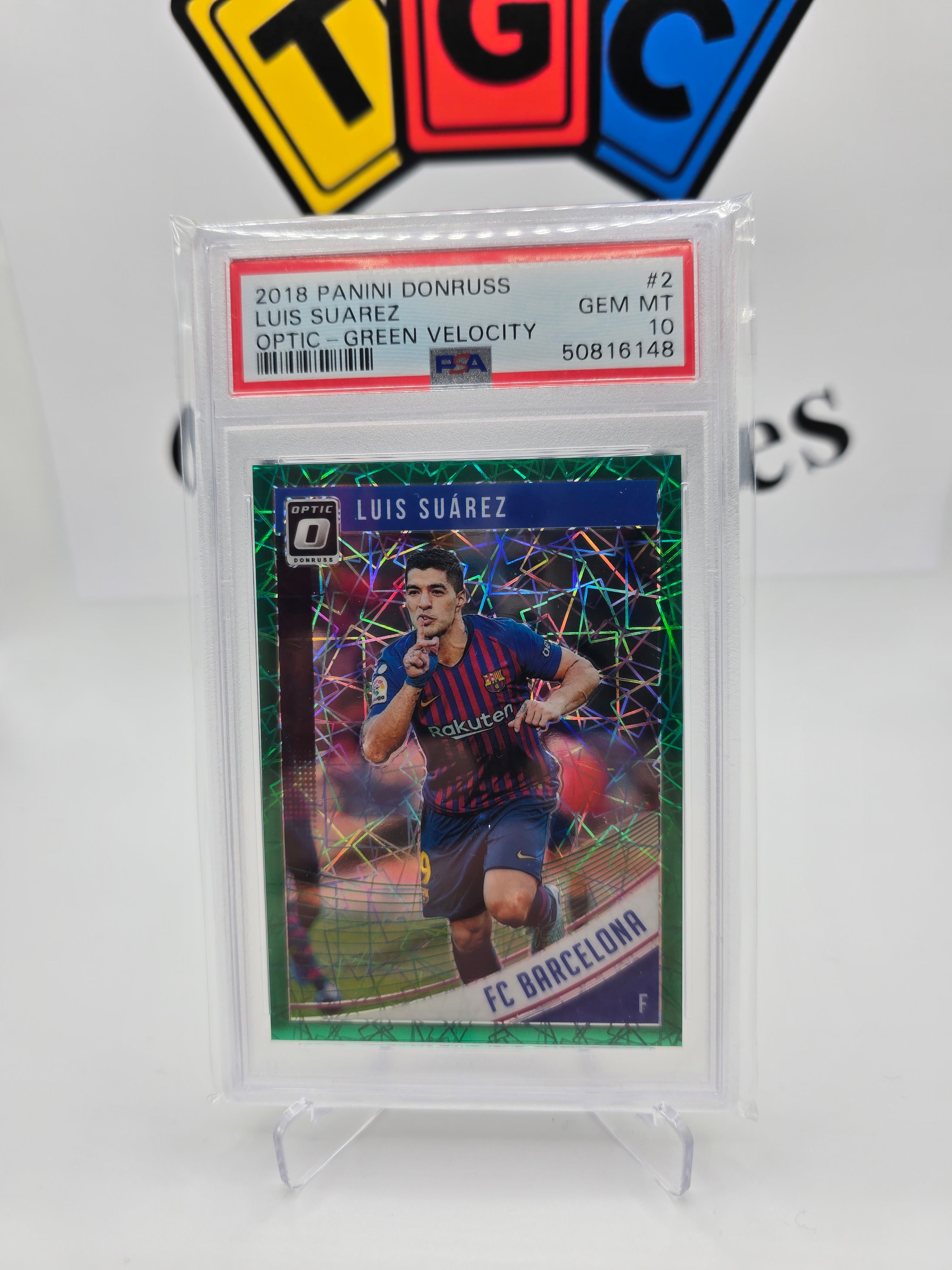 Panini Luiz Suarez numbered 012/200 Psa 10