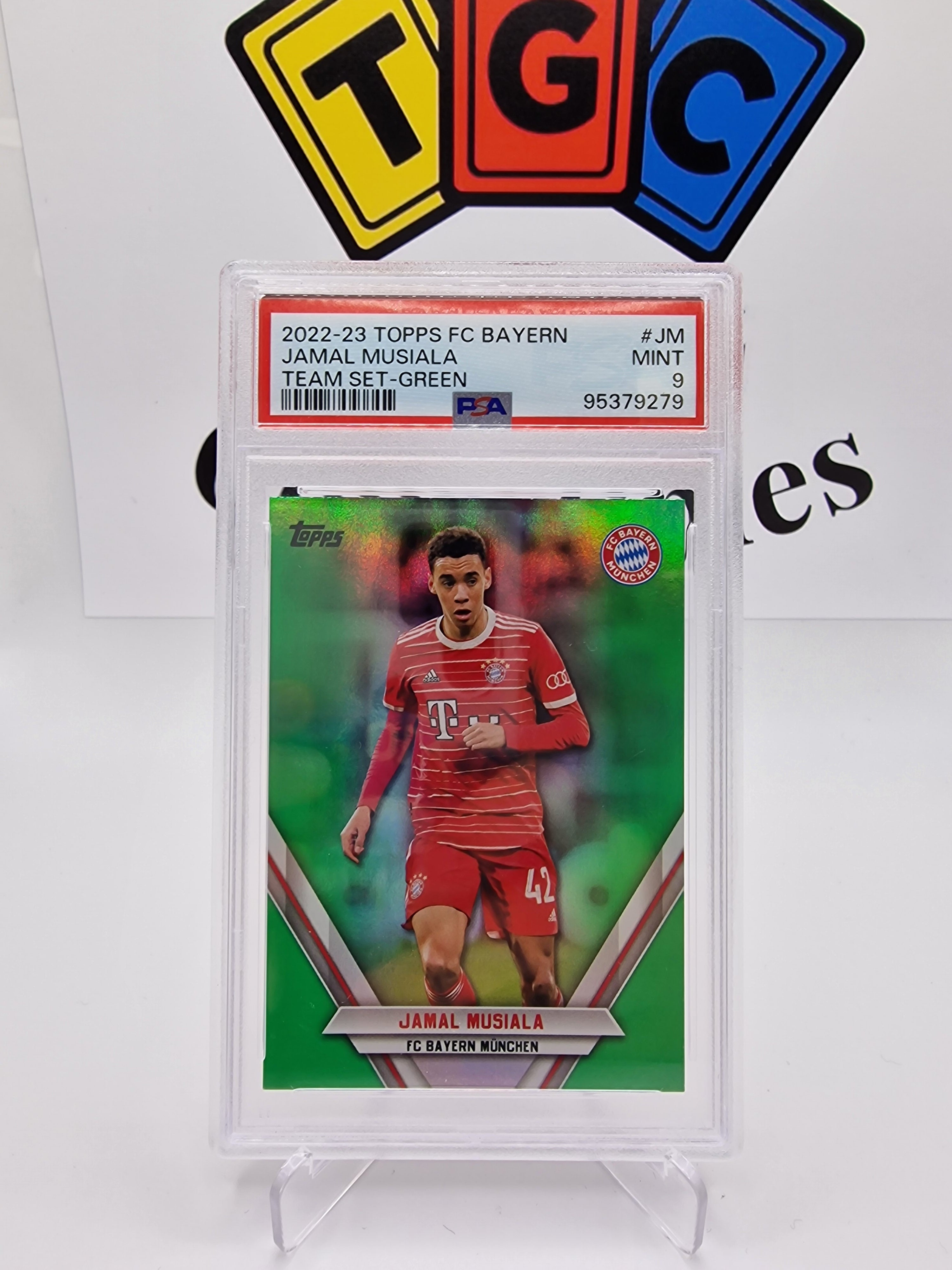 Topps Jamal Musiala numbered 11/20 Psa 9