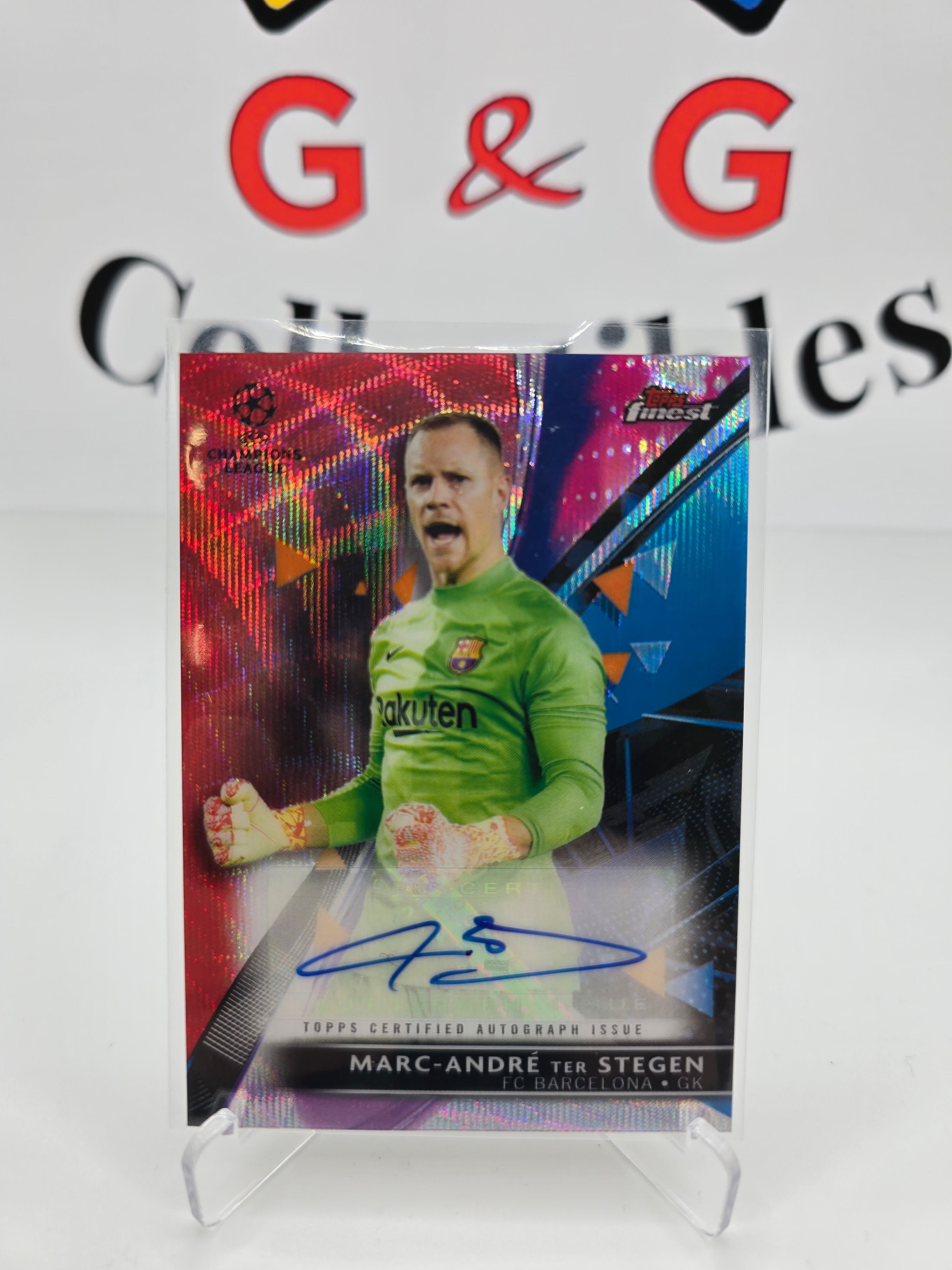 Topps Ter Stegen numbered 4/5 with autograph