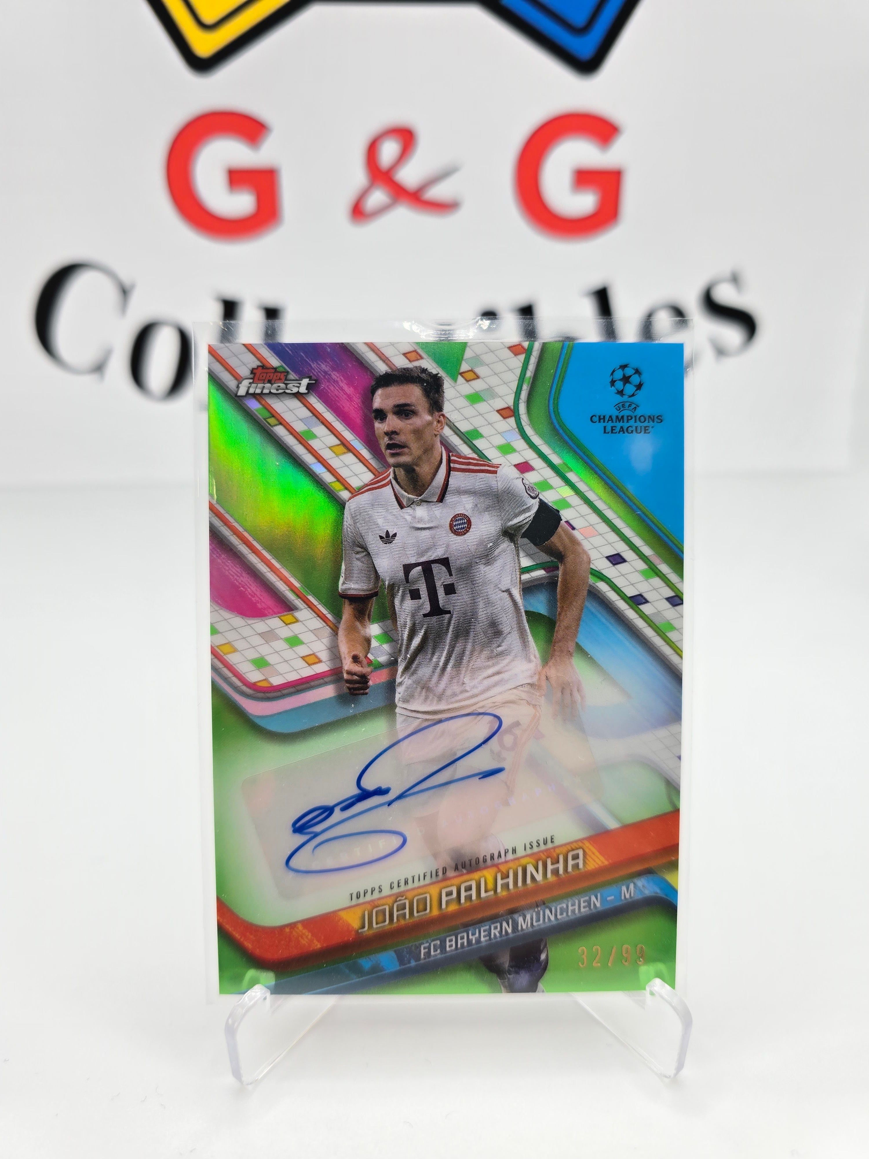 Topps Joao Palinha numbered 32/99 with autograph