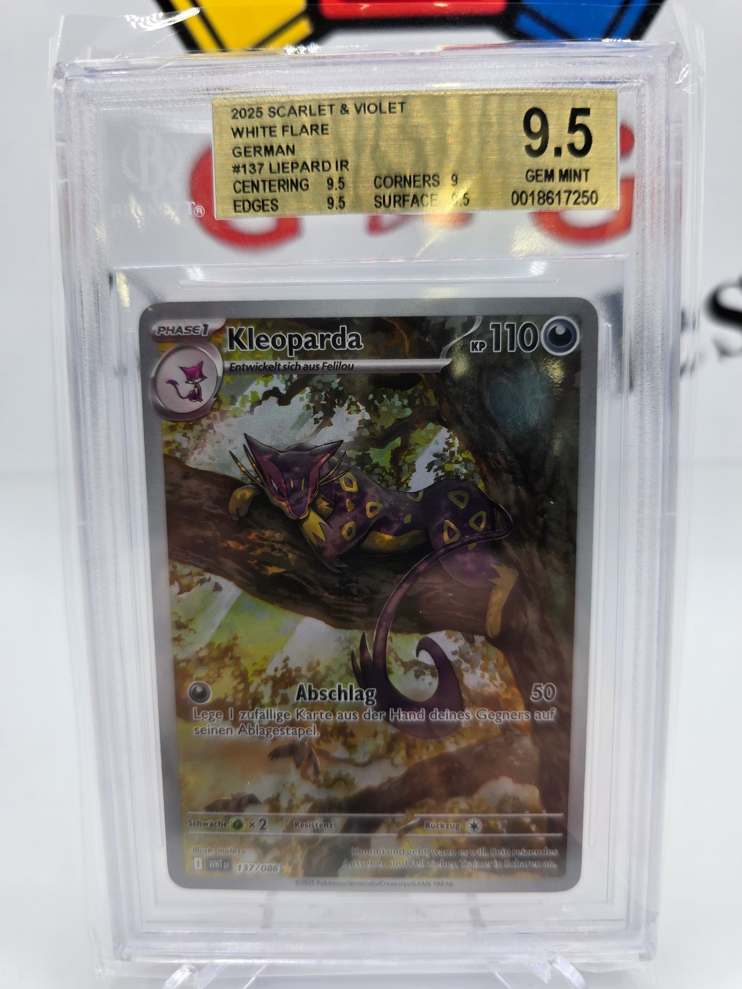 Pokémon Kleoparda Bgs 9.5