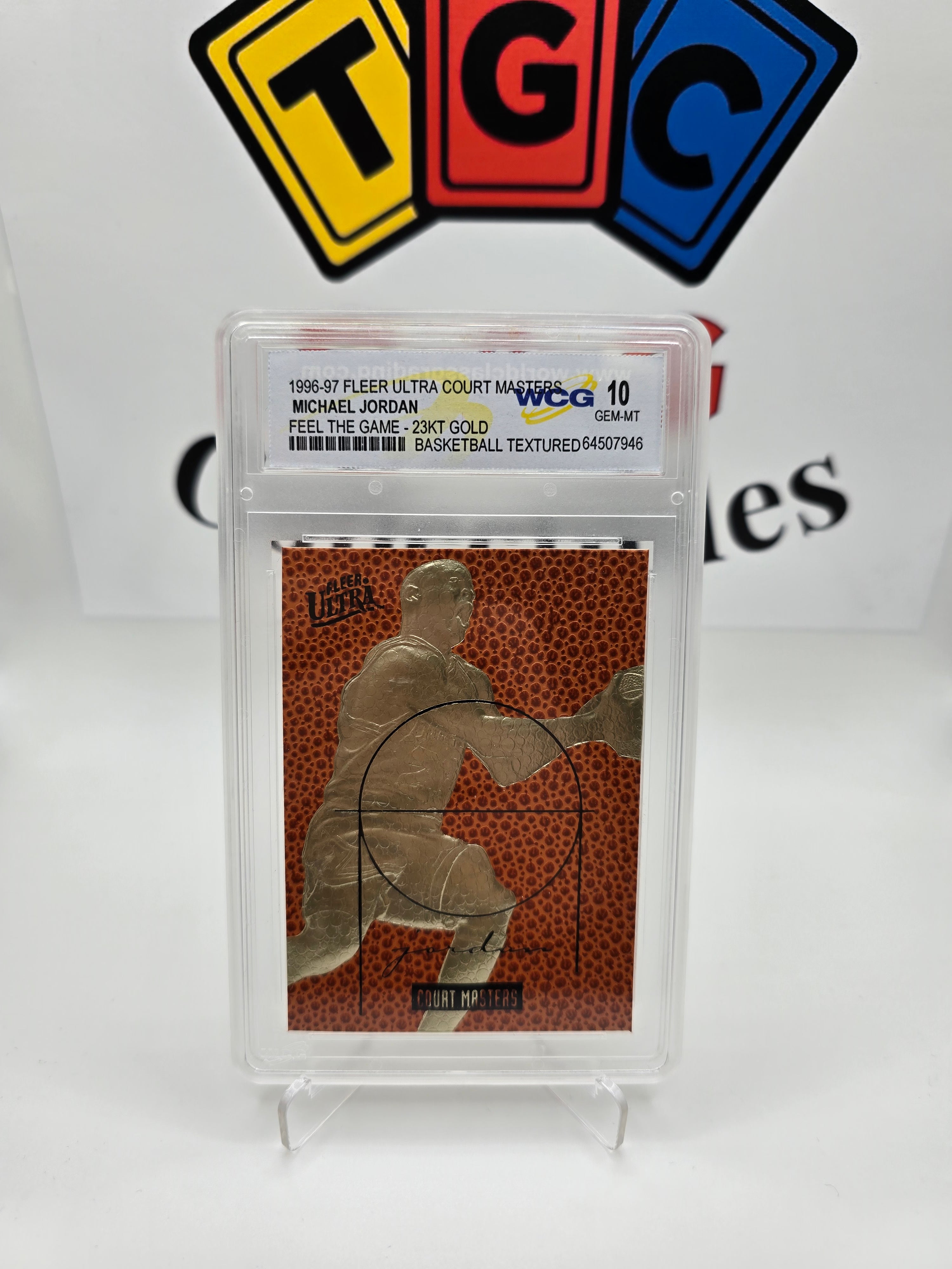 Fleer Michael Jordan 23k WCG 10