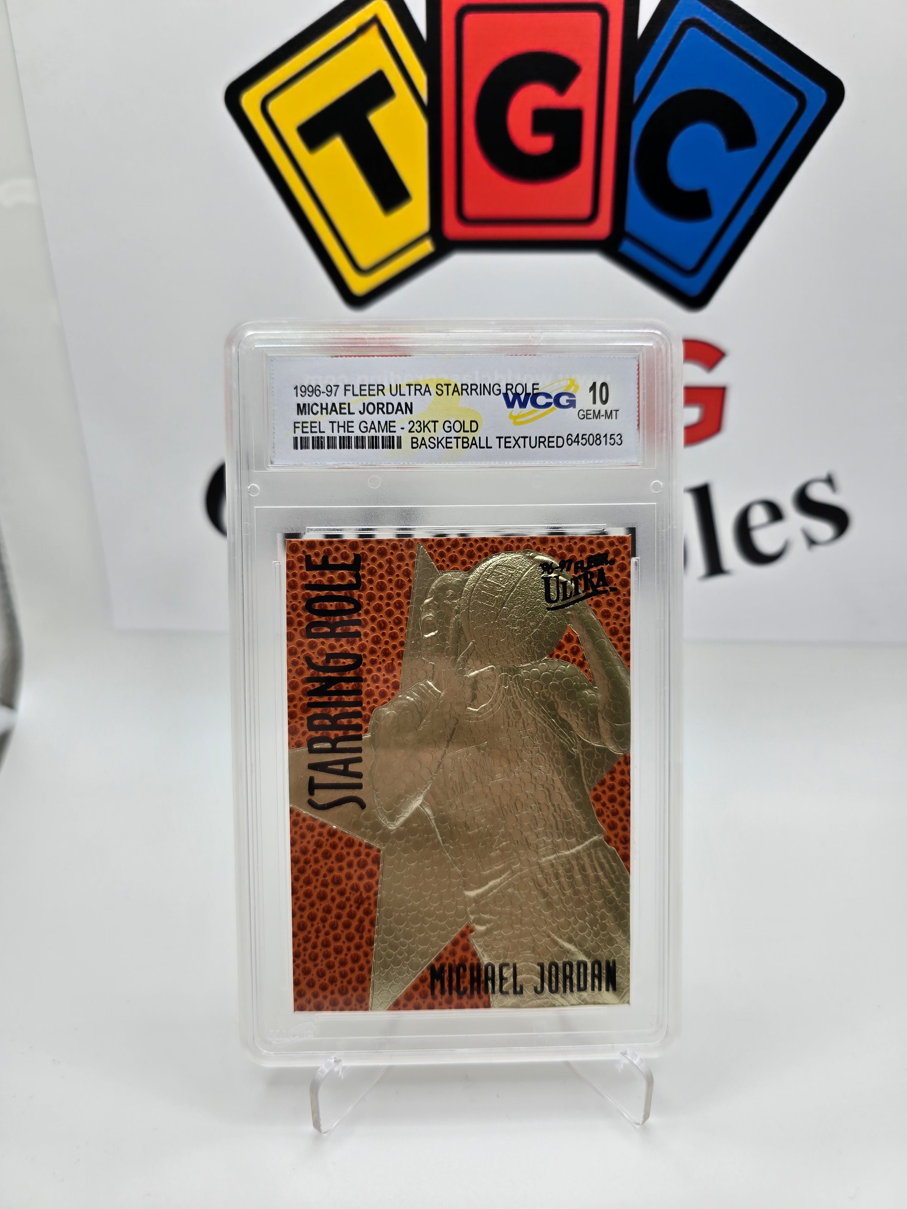 Fleer Michael Jordan 23k basketball featured WCG 10