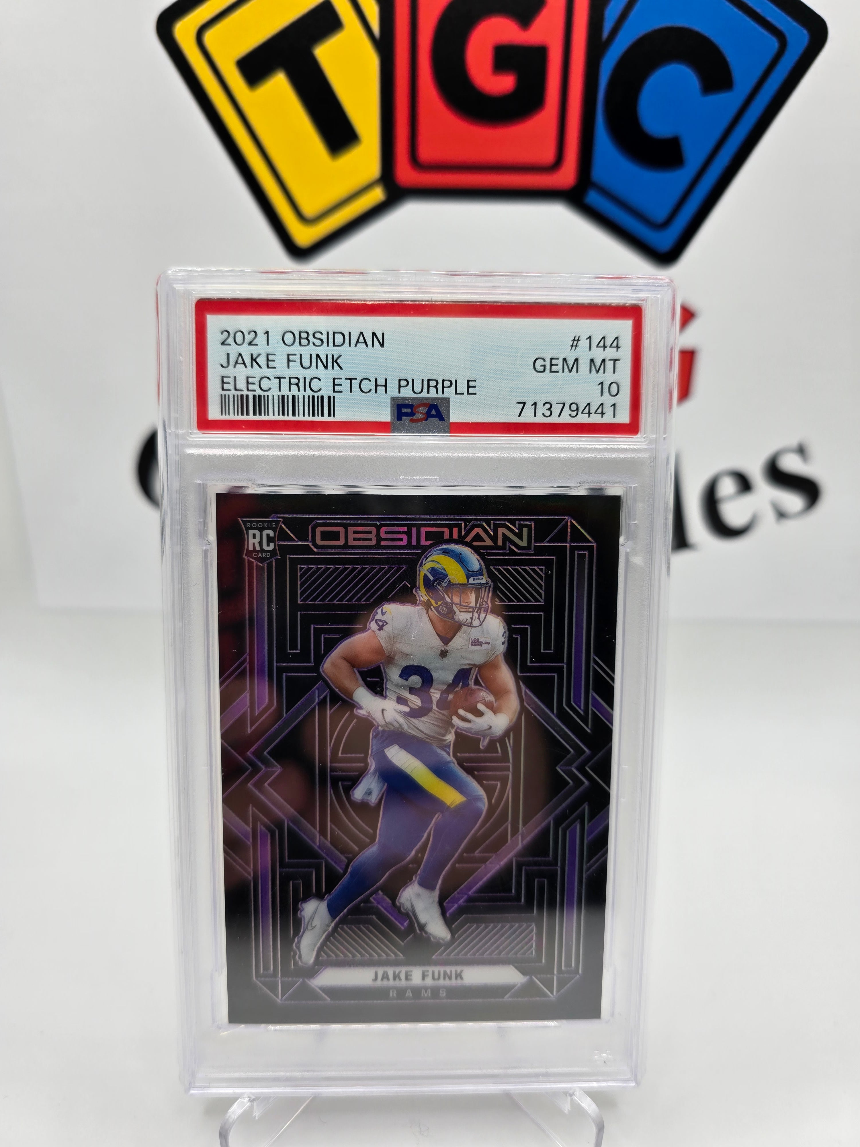 Panini Jake Funk numbered 011/100 Psa 10