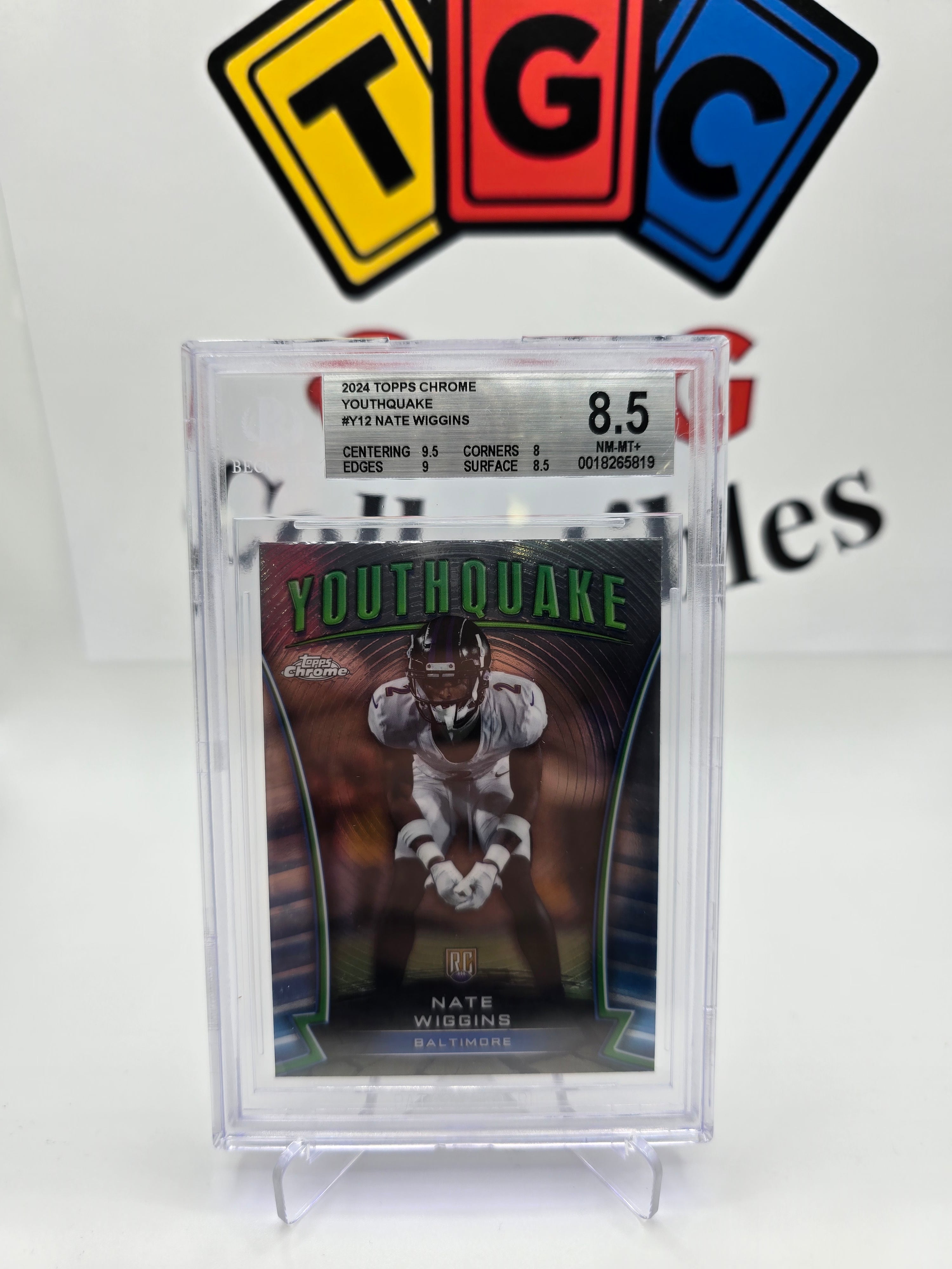 Topps Nate Wiggins BGS 8.5