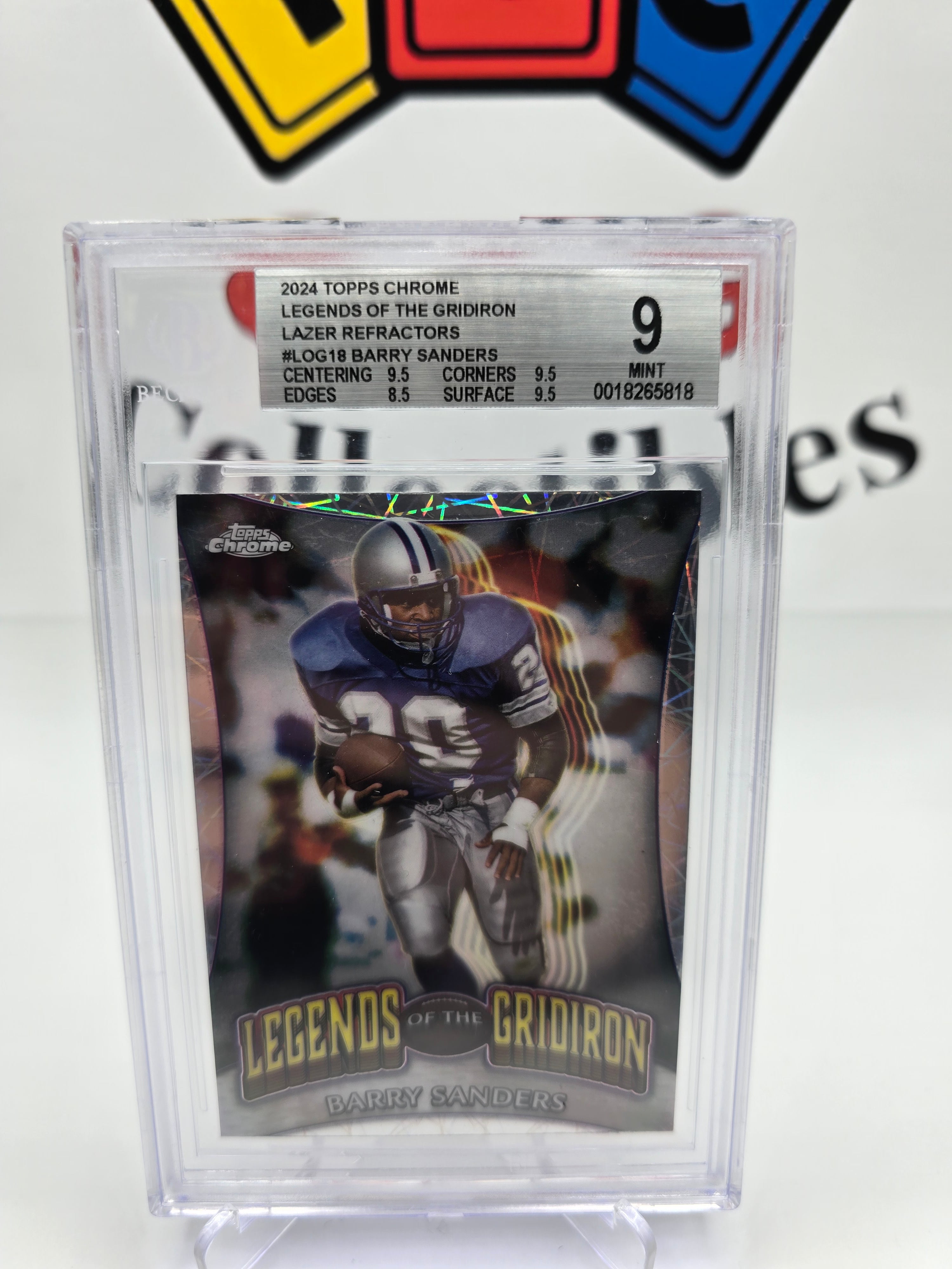 Topps Barry Sanders Bgs 9