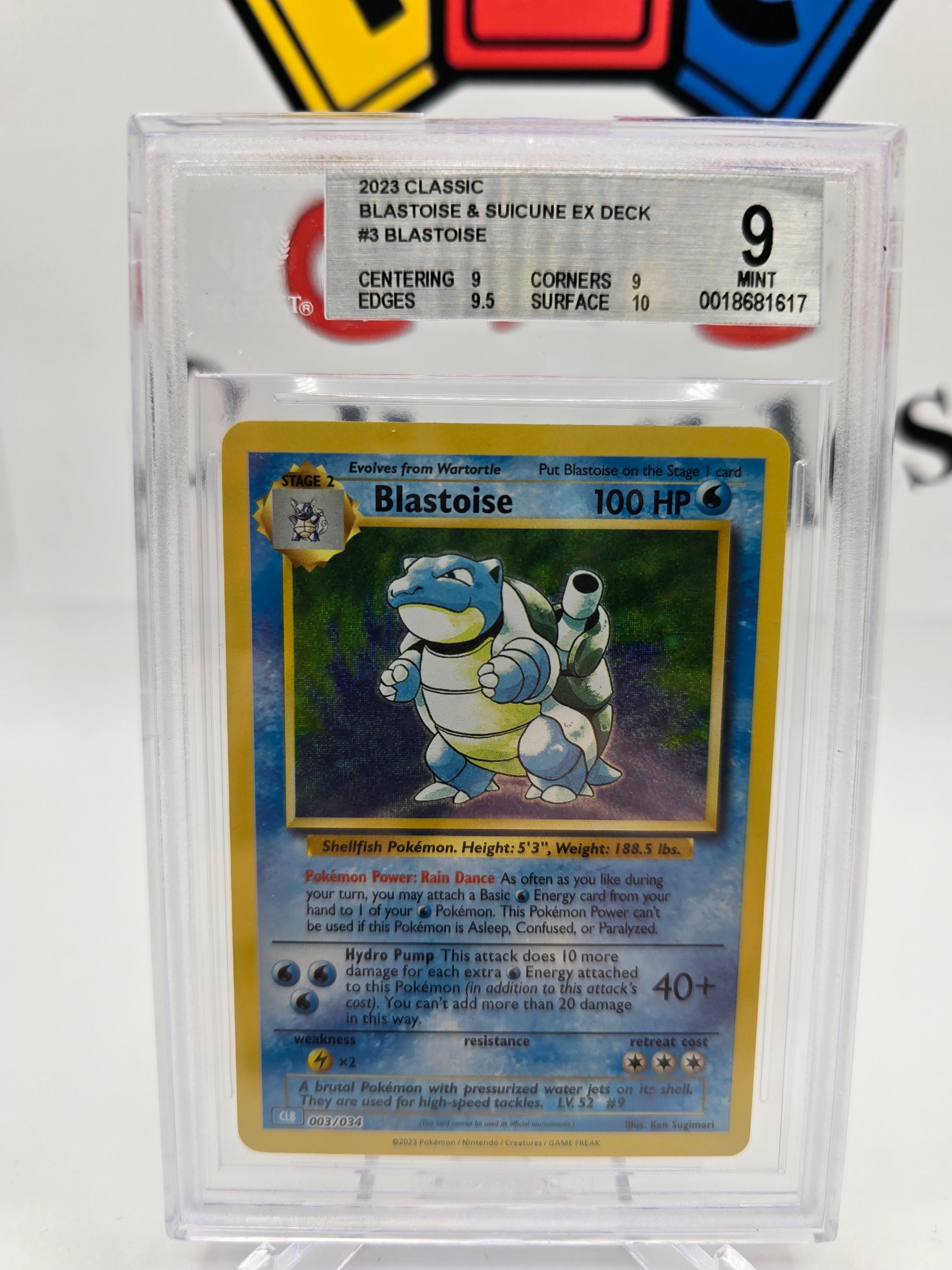 Pokémon Blastoise Bgs 9