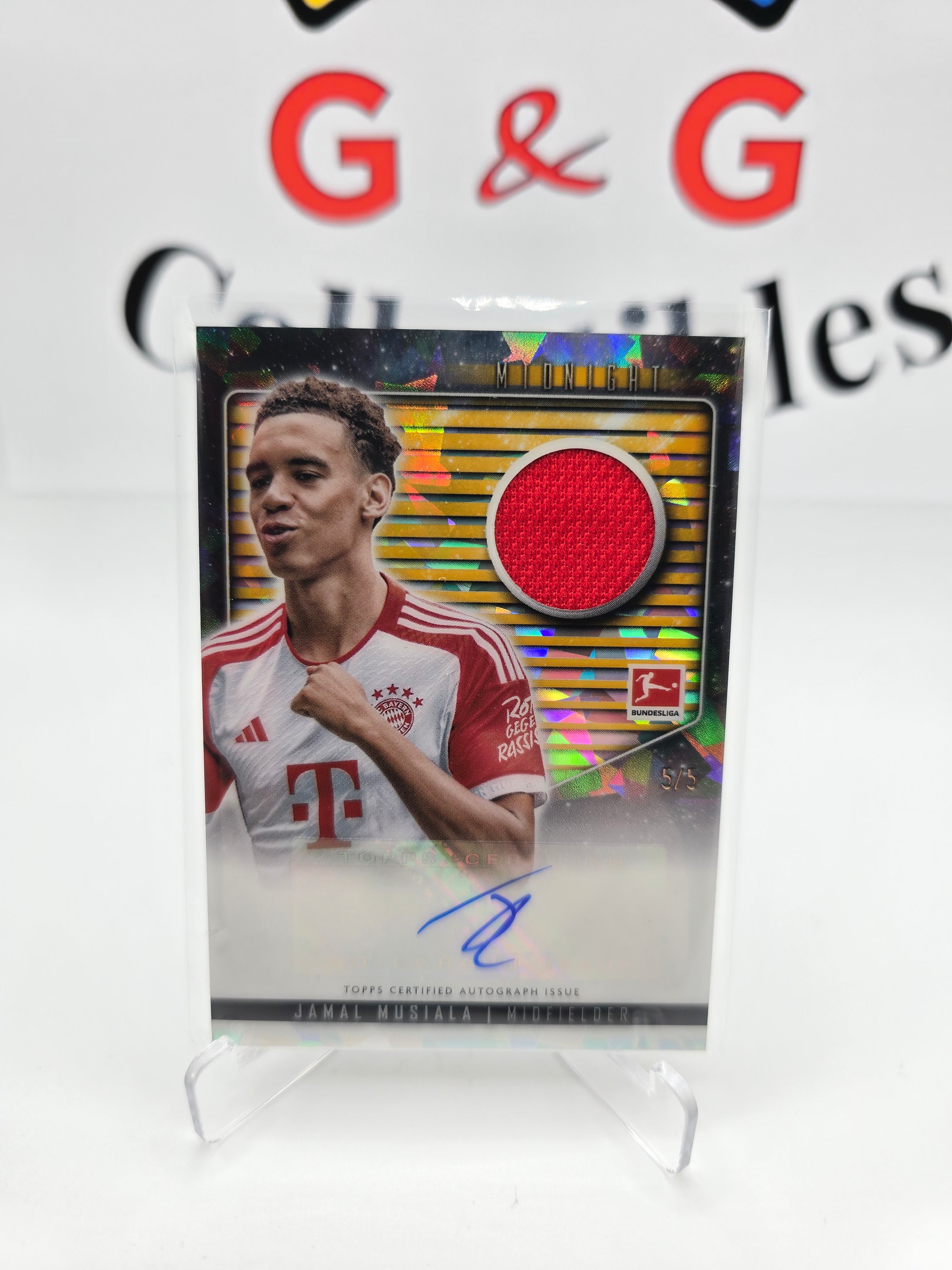 Topps Rodrygo numbered 5/5 with autograph