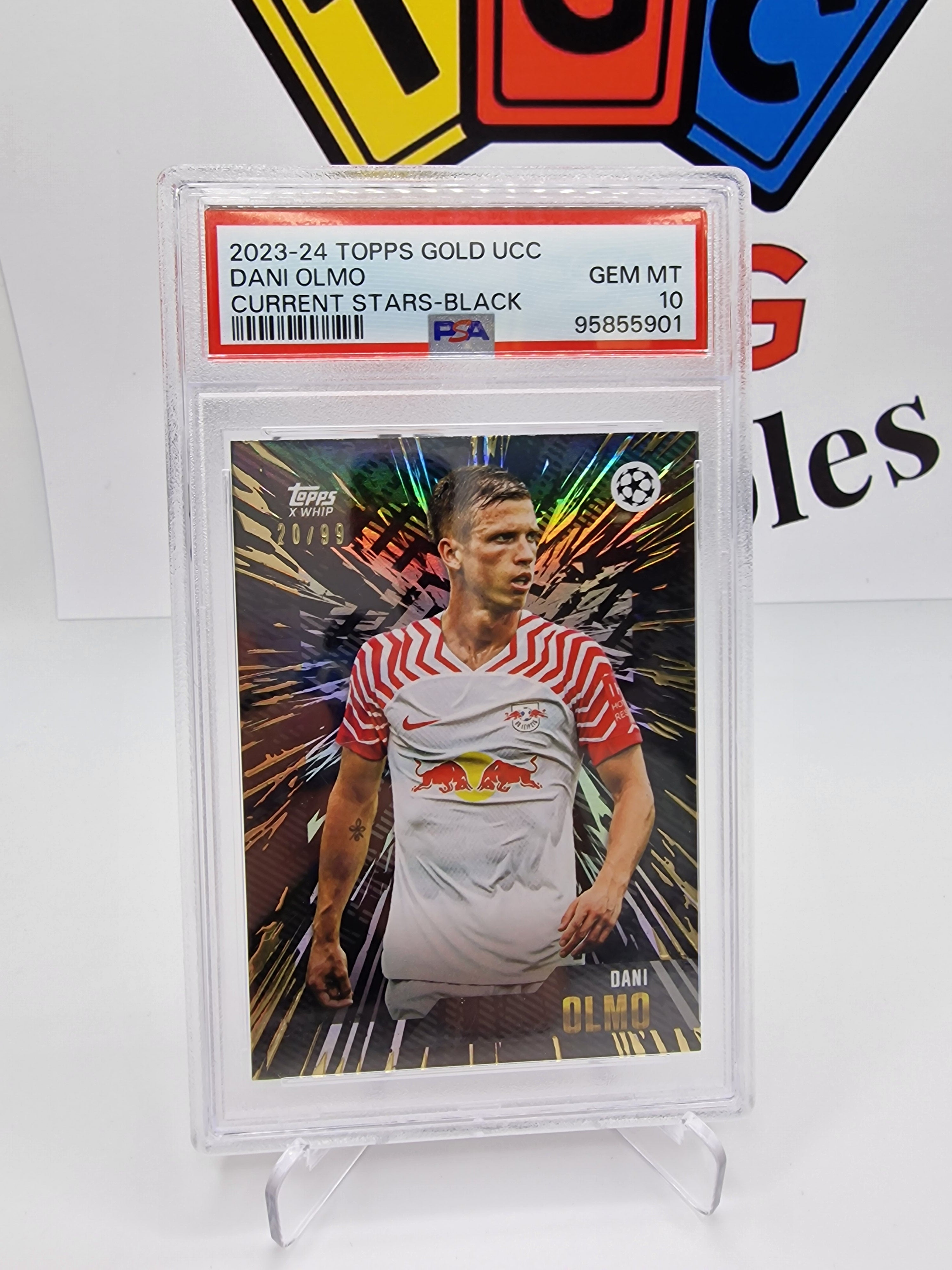 Topps Dani Olmo numbered 20/99 Psa 10