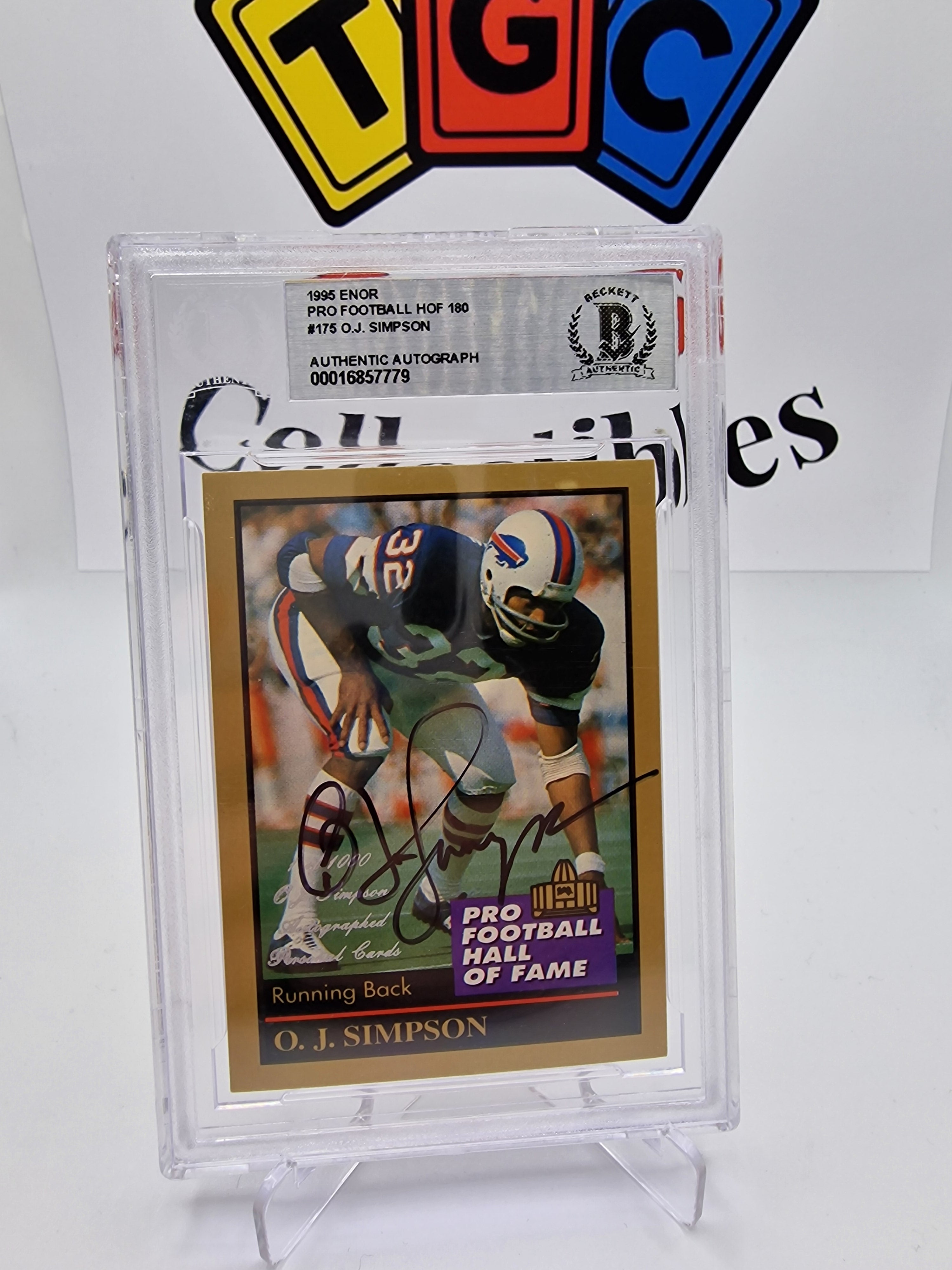 O.J. Simpson signed Bgs Authenticated