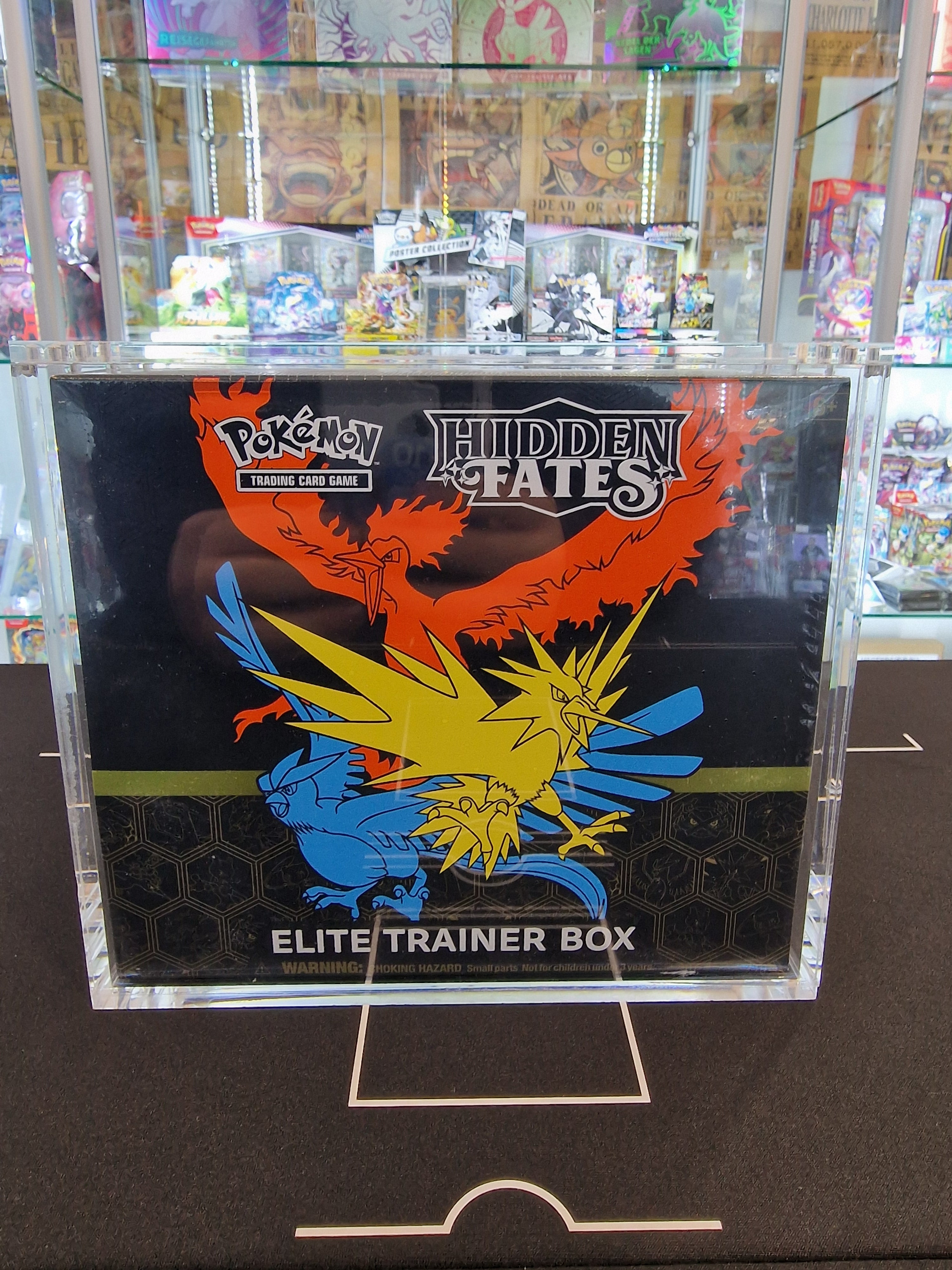 Pokémon Hidden Fates ETB with Case