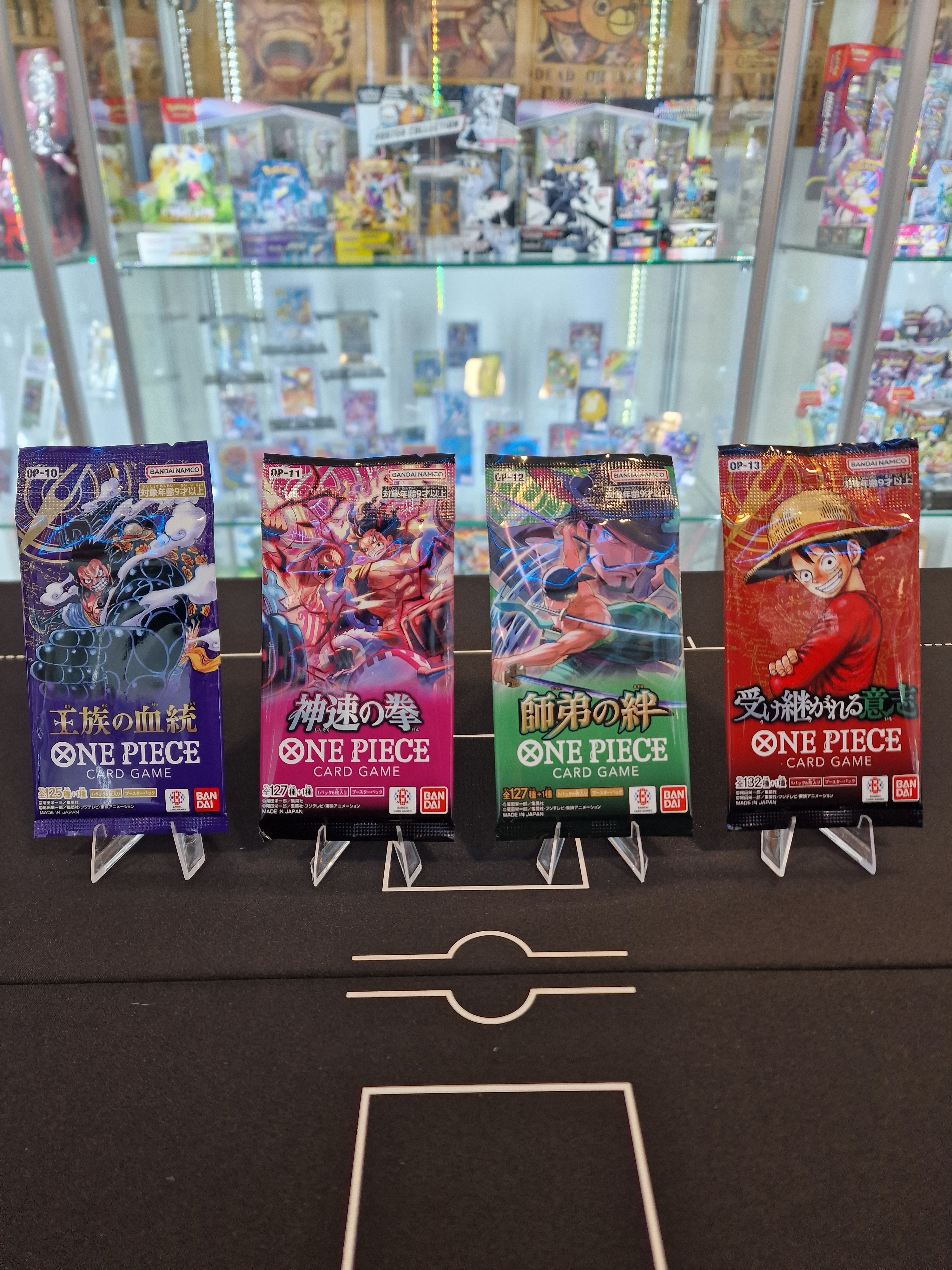 One piece Op10-13 4x pack bundle