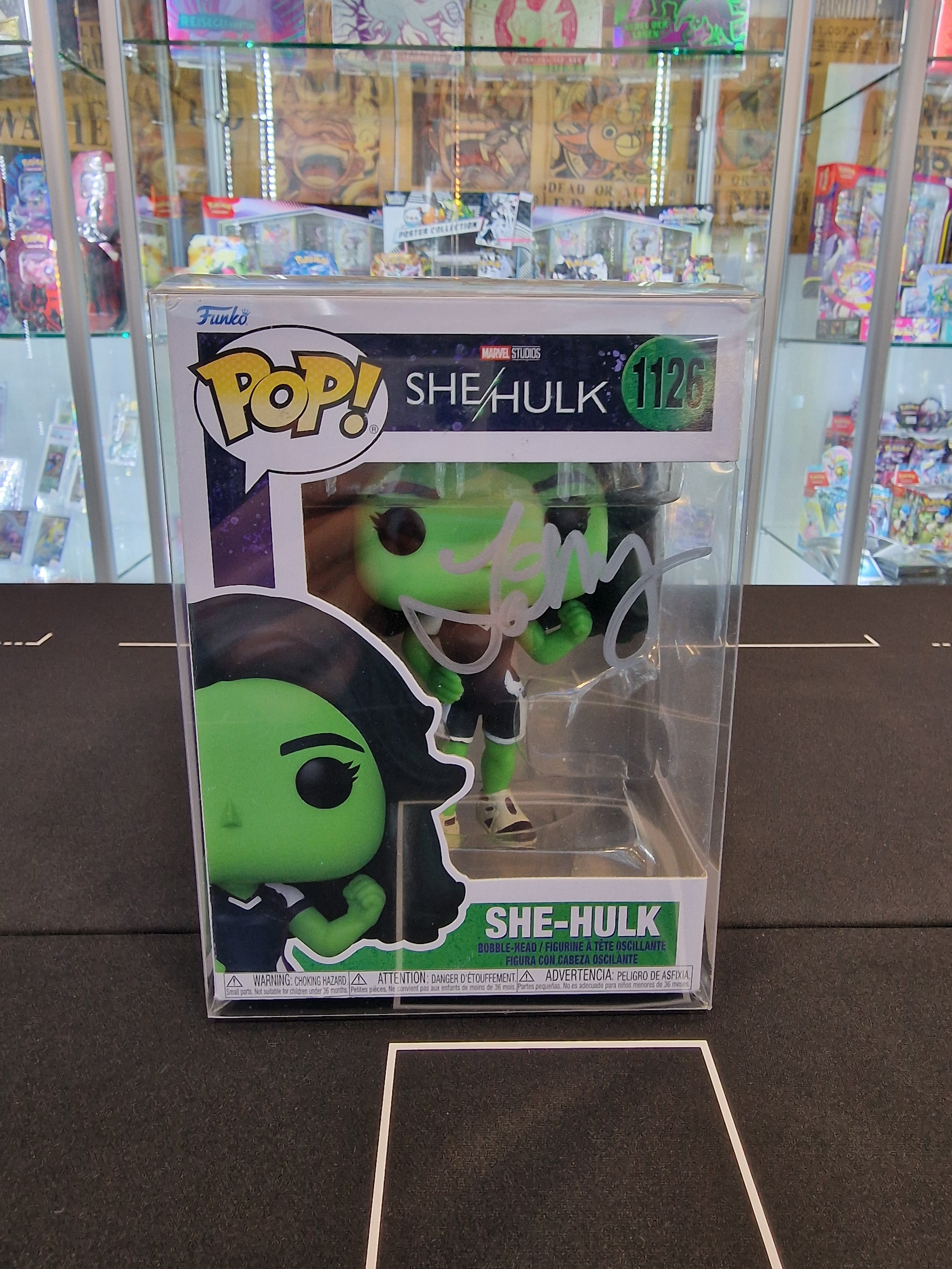 Funko Pop She-Hulk signed by Maslany Tatiana with certificate