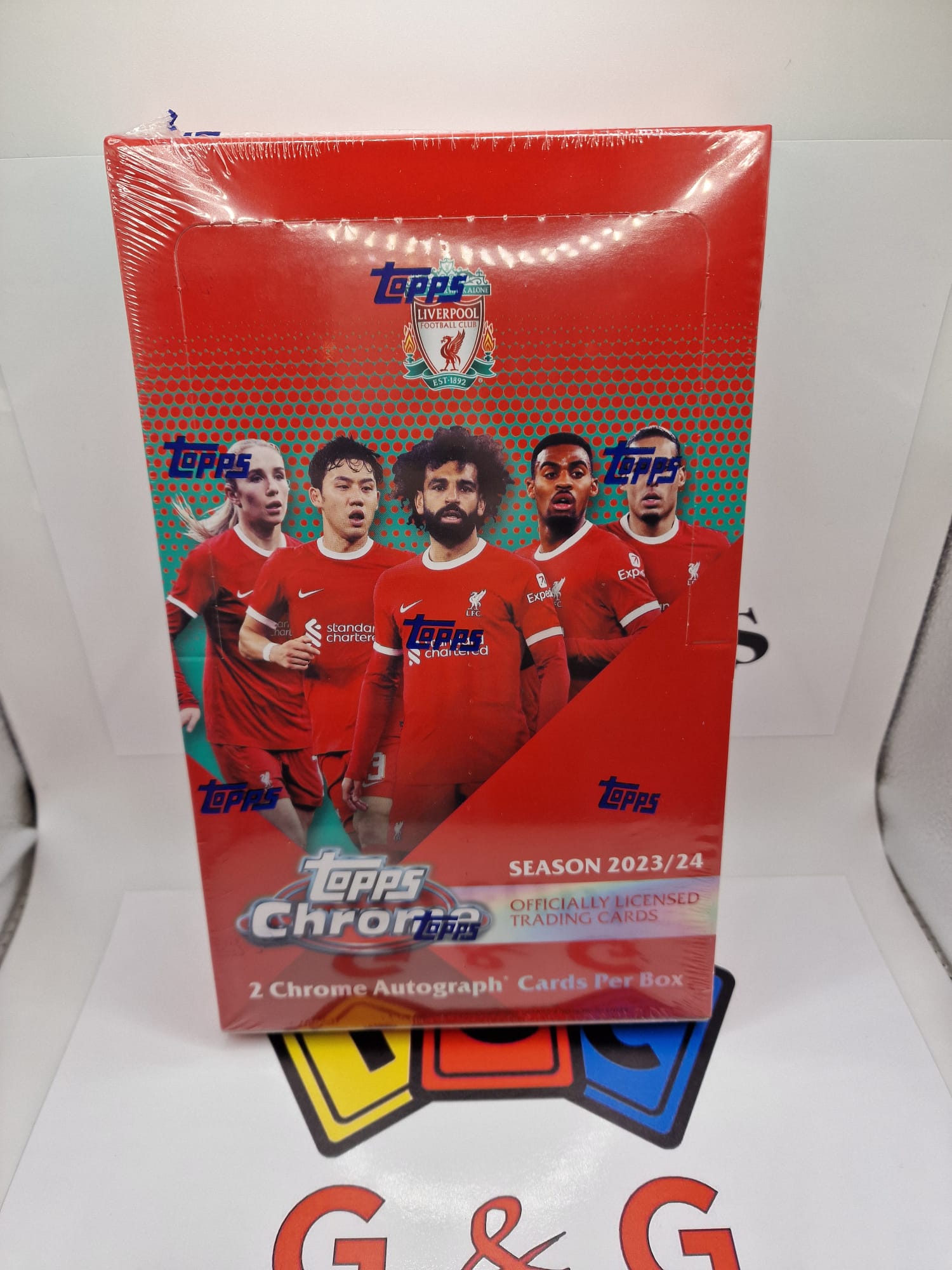 Topps Chrome Liverpool 2023/24 box